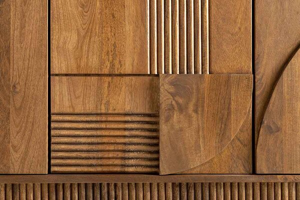 Designová komoda Movement 170 cm hnědé mango