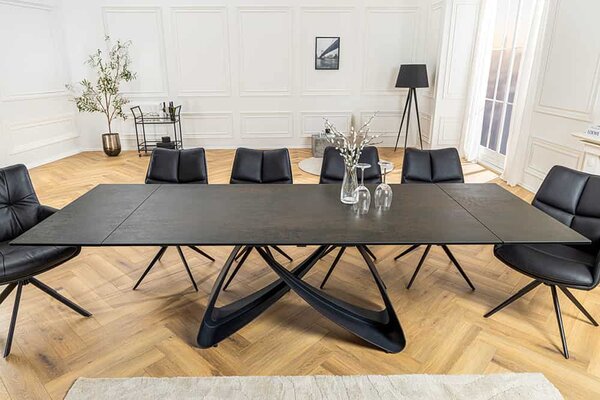 Roztahovací keramický stůl Bayarmaa 180-220-260 cm rez