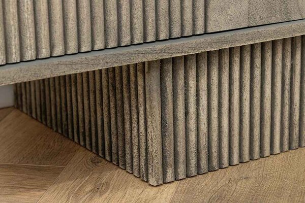 Designová komoda Movement 170 cm šedé dymové mango