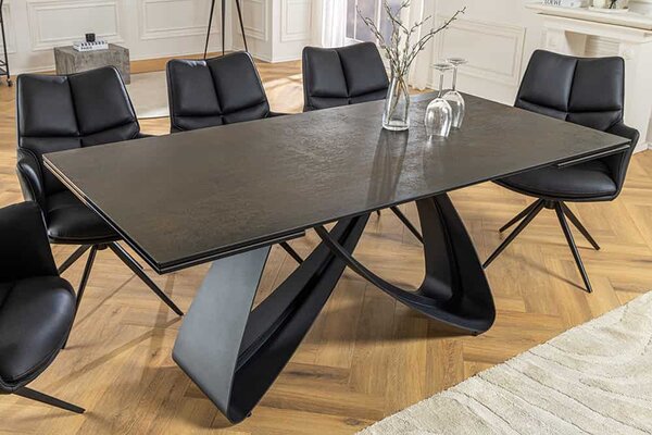 Roztahovací keramický stůl Bayarmaa 180-220-260 cm rez