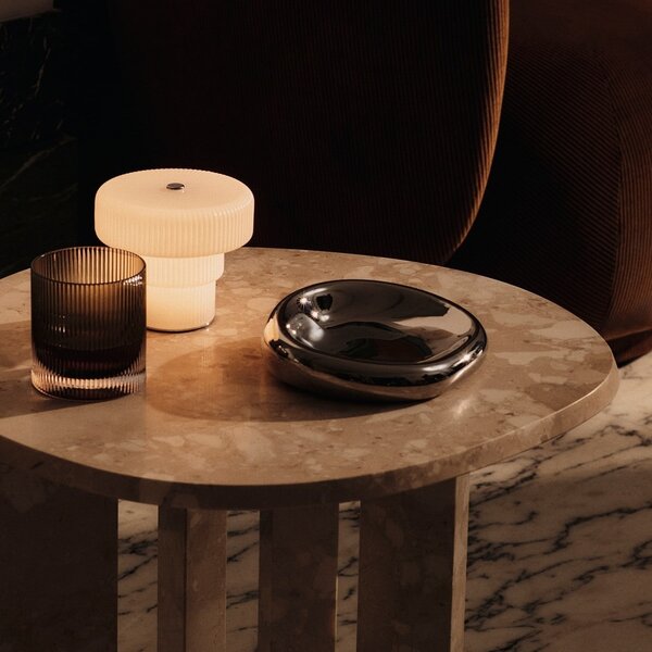 Sklenice Ripple Tumbler Smoked Grey – set 2 ks