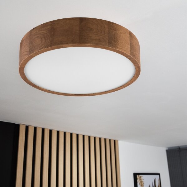 Brilagi - LED Stropní svítidlo CARVALHO 2xE27/60W/230V dub třešeň pr. 37 cm