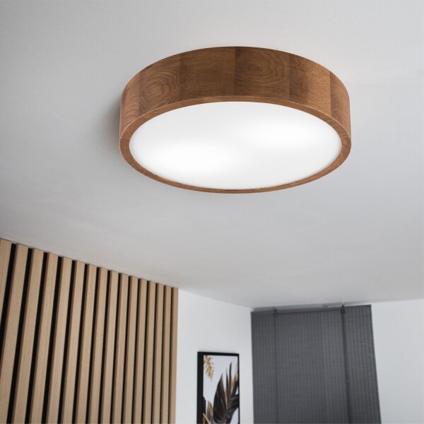 Brilagi - LED Stropní svítidlo CARVALHO 2xE27/60W/230V dub třešeň pr. 37 cm