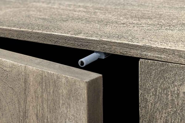 Designová komoda Movement 170 cm šedé dymové mango