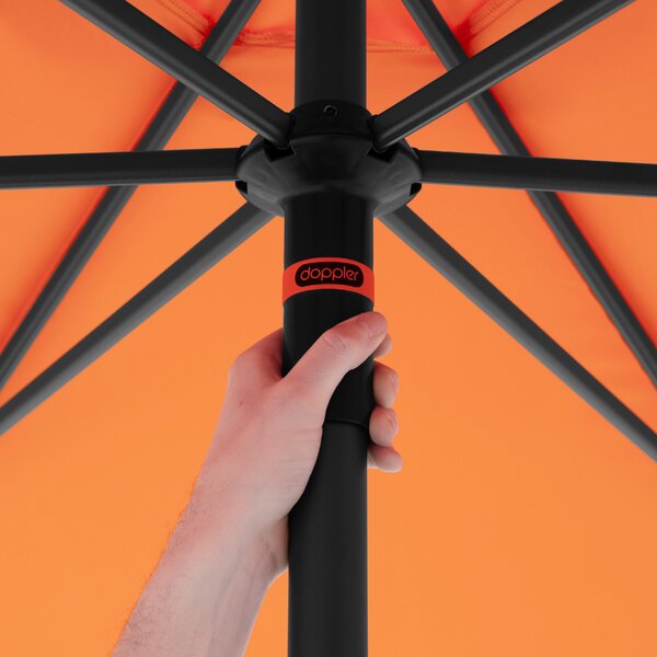 Doppler myZone Push Up zahradní slunečník 300 cm oranžová