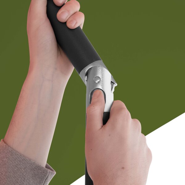 Doppler myZone Push Up zahradní slunečník 300 cm zelená