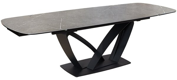 Roztahovací keramický stůl Vallerina 180-220-260 cm grafit