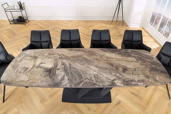Roztahovací keramický stůl Vallerina 180-220-260 cm taupe