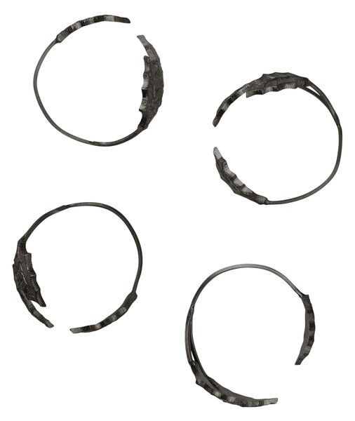 Kroužky na ubrousky Holly Leaf – set 4 ks