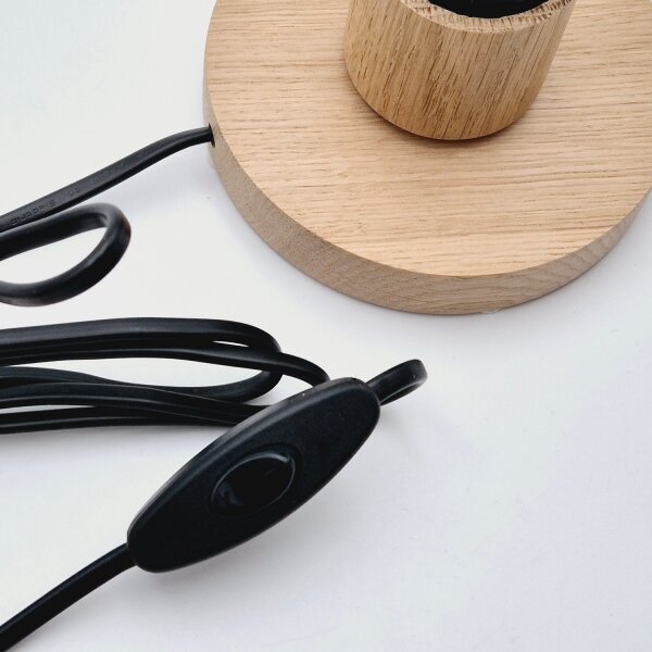 Brilagi - Stolní lampa WOODY BASKET 1xE27/60W/230V dub