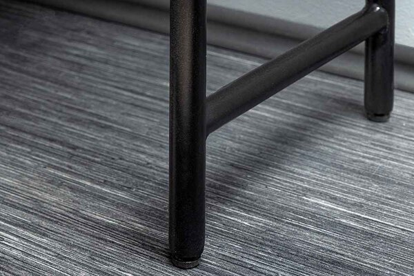 Designová vysoká komoda Hergus 140 cm bílé mango