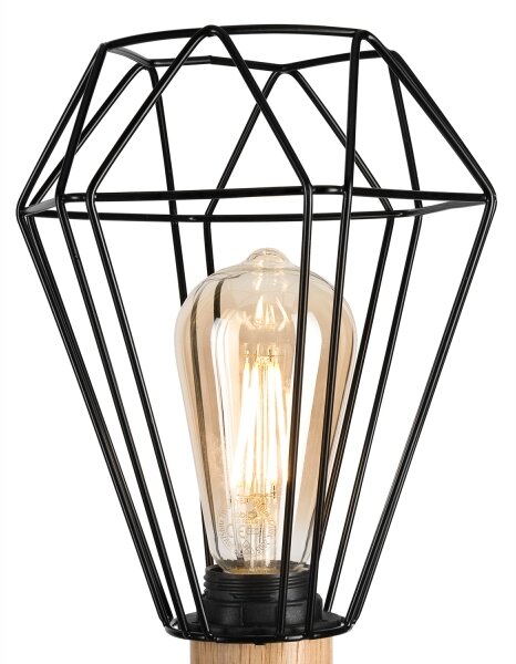 Brilagi - Stolní lampa WOODY BASKET 1xE27/60W/230V dub