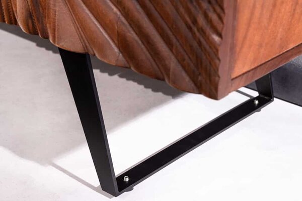 Designová komoda Zion 175 cm hnědá akácie
