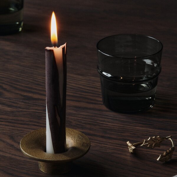 Svíčka Dryp Dark Chocolate 30 cm – set 2 ks