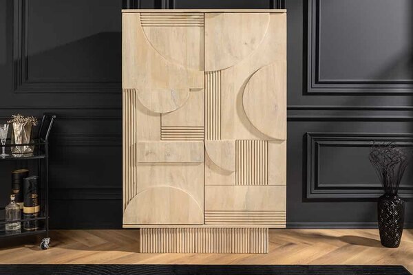 Designová barová skříňka Movement 141 cm mango