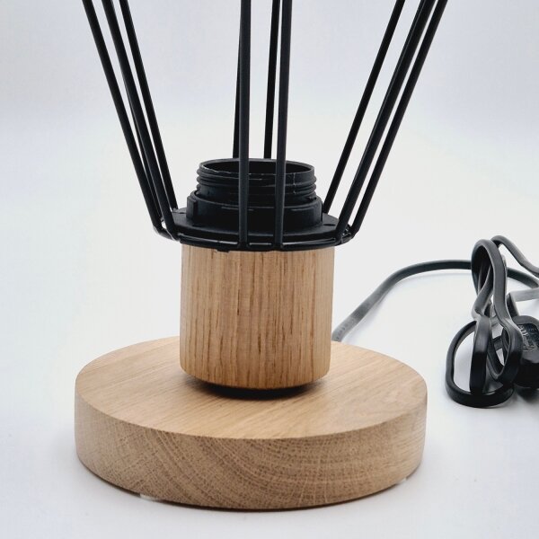 Brilagi - Stolní lampa WOODY BASKET 1xE27/60W/230V dub