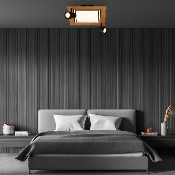 Brilo - LED Stropní svítidlo LED/12W/230V + 2xGU10/9W 3000K