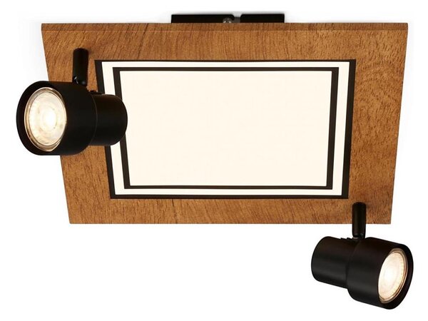 Brilo - LED Stropní svítidlo LED/12W/230V + 2xGU10/9W 3000K