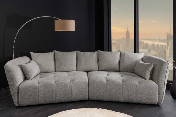 Designová sedačka Wellington 295 cm šedá