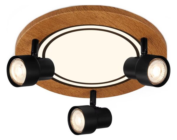 Brilo - LED Stropní svítidlo LED/12W/230V + 3xGU10/9W 3000K