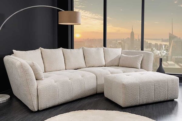 Designová sedačka Wellington 295 cm béžová