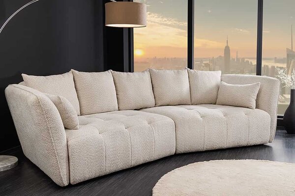 Designová sedačka Wellington 295 cm béžová