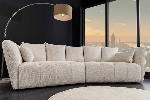 Designová sedačka Wellington 295 cm béžová
