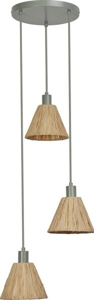 Ledvance - Lustr na lanku DECOR RAFFIA 3xE27/15W/230V rafie