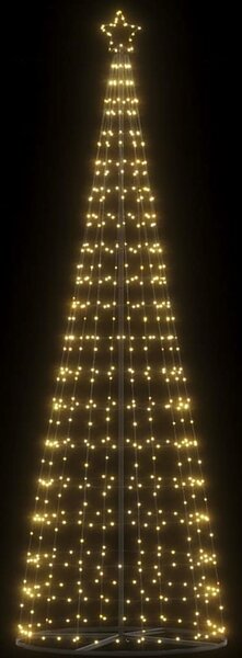 VidaXL LED vánoční stromek 550 ch LED diod 300 cm [4016455] Barva: Teplá bílá
