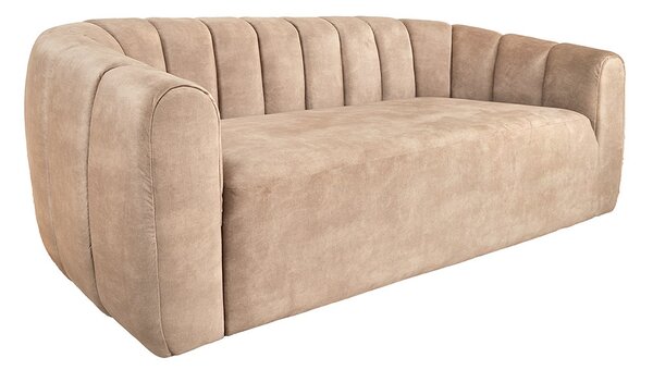 Designová sedačka Kalei 200 cm béžový samet