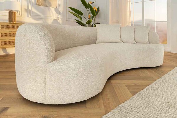 Designová sedačka Pasquale 230 cm béžová