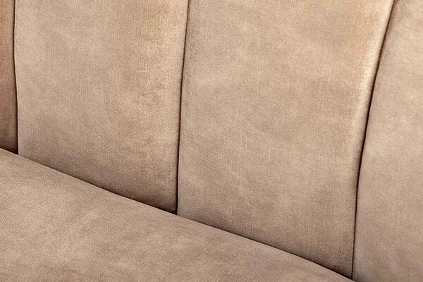 Designová sedačka Kalei 200 cm béžový samet