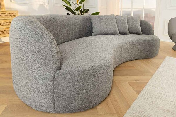 Designová sedačka Pasquale 230 cm šedá