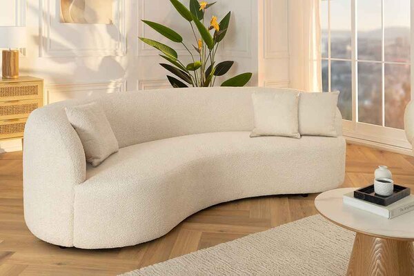 Designová sedačka Pasquale 230 cm béžová