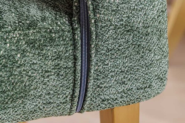 Designová jídelní židle Fionnula zelená