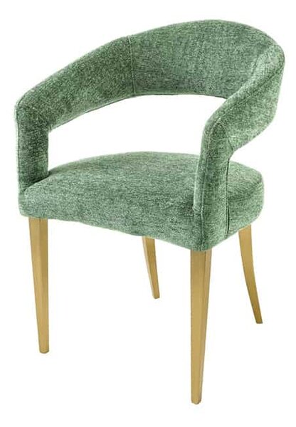 Designová jídelní židle Fionnula zelená