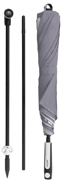 Doppler EXPERT MULTI PUSH UP zahradní slunečník 160 cm antracit