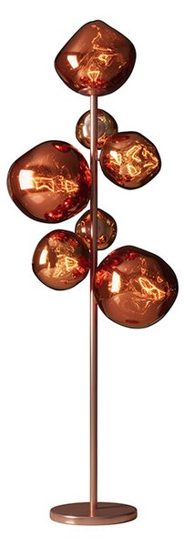 Designová stojanová lampa Hanzila 168 cm měděná