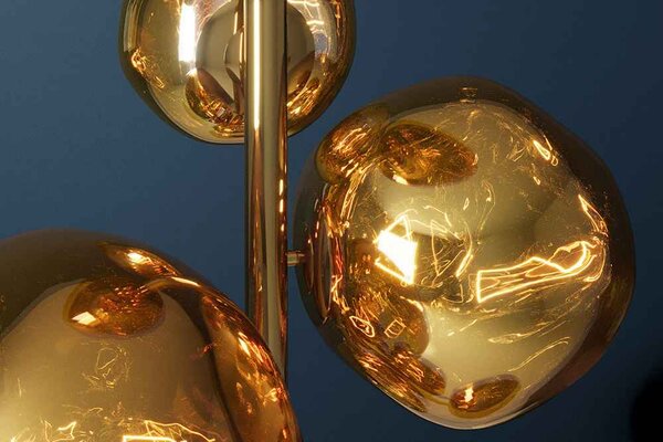 Designová stojanová lampa Hanzila 168 cm zlatá