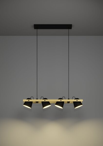Eglo 900883 - LED RGBW Stmívatelný lustr na lanku HORNWOOD-Z 4xLED/3,7W/230V