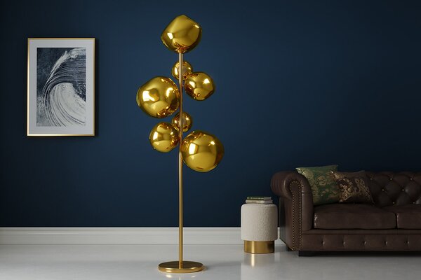 Designová stojanová lampa Hanzila 168 cm zlatá