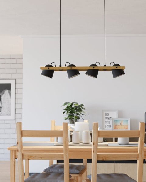 Eglo 900883 - LED RGBW Stmívatelný lustr na lanku HORNWOOD-Z 4xLED/3,7W/230V