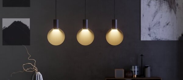 Eglo 900402 - LED Lustr na lanku SARONA 3xGU10/4,5W/230V 3000K