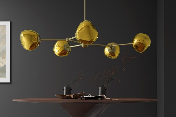 Designové závěsné svítidlo Hanzila 97 cm zlaté