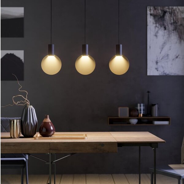 Eglo 900402 - LED Lustr na lanku SARONA 3xGU10/4,5W/230V 3000K