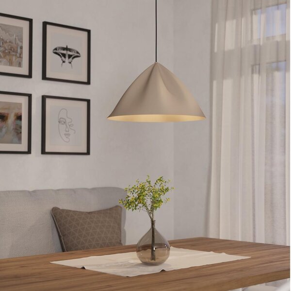 Eglo 900836 - Lustr na lanku PODERE 1xE27/40W/230V krémová