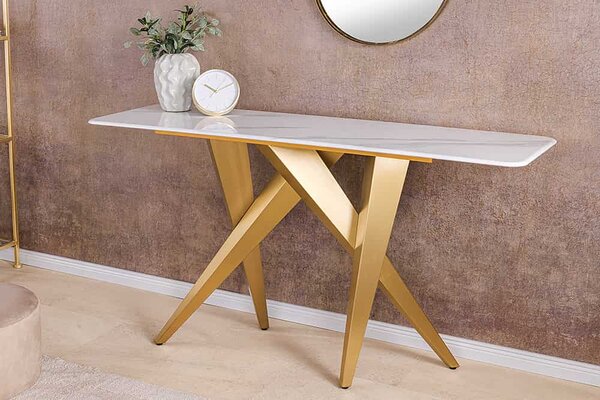 Designová konzole Zephyra 140 cm bílá