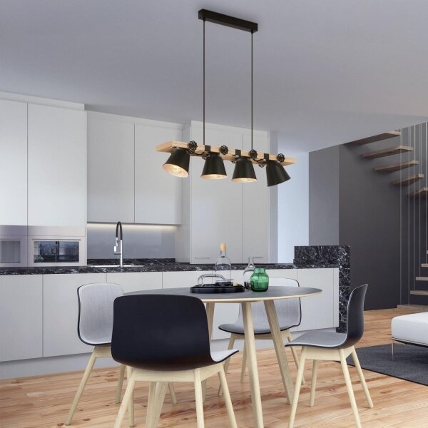 Brilo - Lustr na lanku TALLE 4xE27/40W/230V