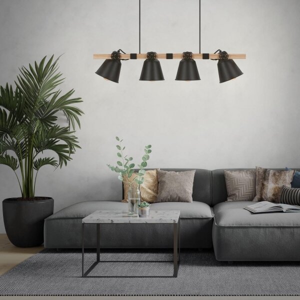 Brilo - Lustr na lanku TALLE 4xE27/40W/230V
