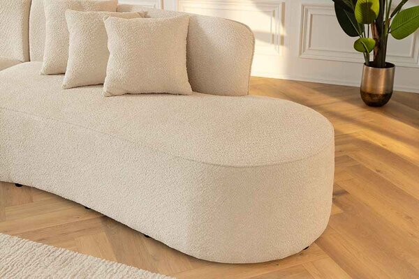 Designová sedačka Pasquale 330 cm béžová
